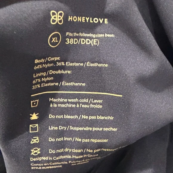 Honeylove soft form bra XL - Picture 2 of 2